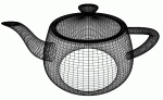 Utah Teapot - 20 x 20 patch evaluation with a 30 lines per curve resolution